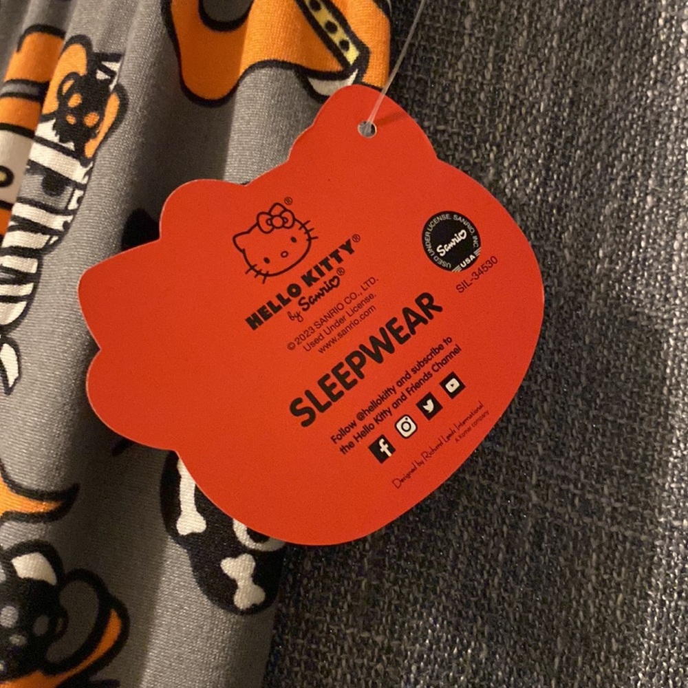 Hello Kitty Viral TikTok Halloween Pajama Pants - Picture 3 of 4